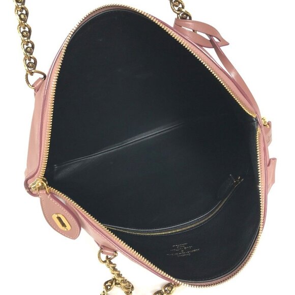 LOUIS VUITTON Pink Leather Shoulder Bag - Picture 7 of 16